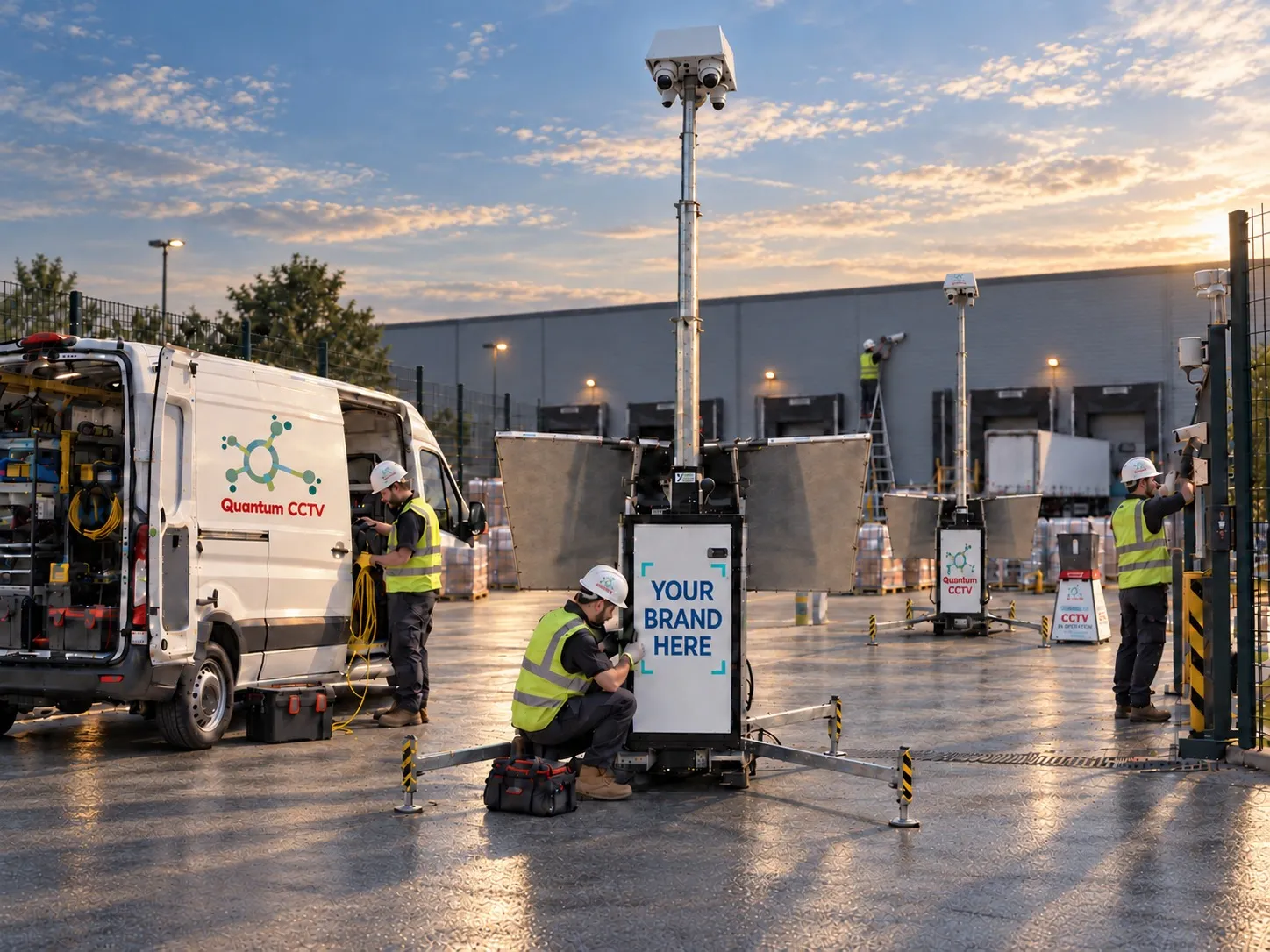 Quantum CCTV & Networks security technology in the field
